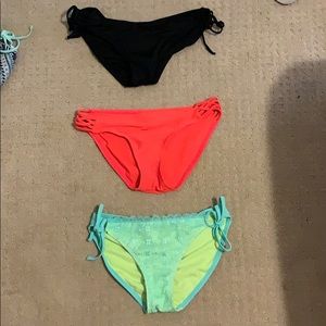 Three Bikini Bottoms